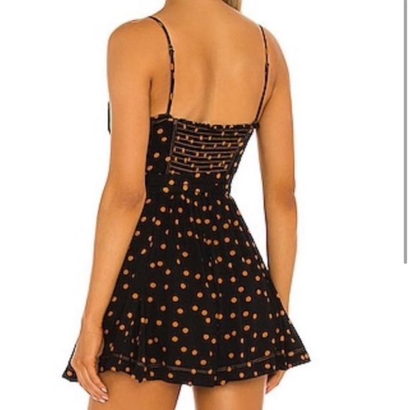 Free People polka dot romper - Picture 3 of 6
